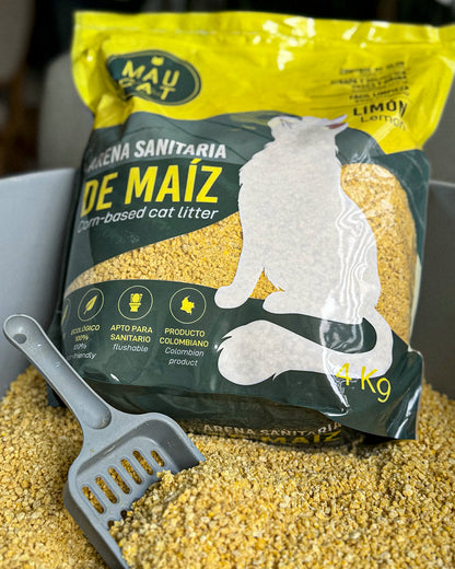 Arena Sanitaria para Gatos 4kg (Limón)