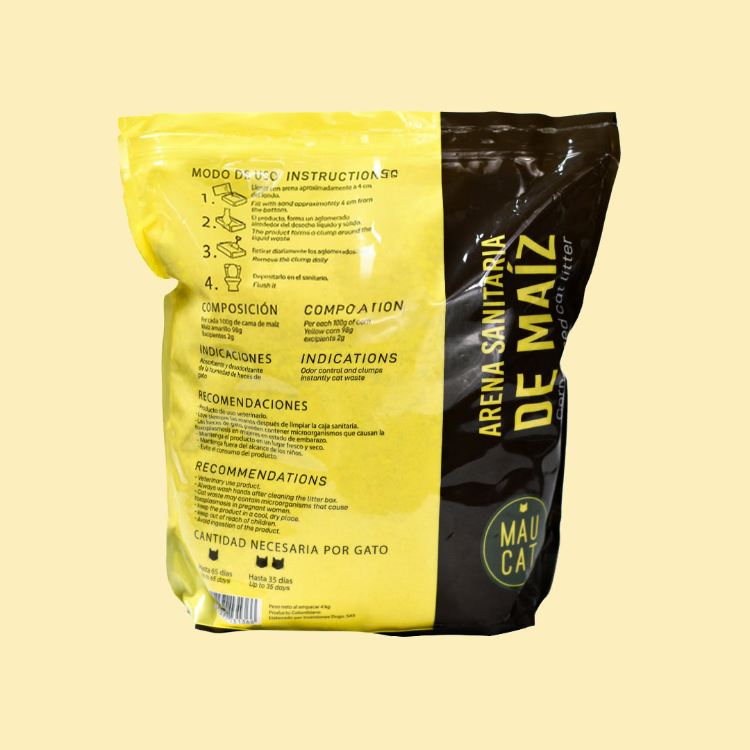 Arena Sanitaria para Gatos 4kg (Café)