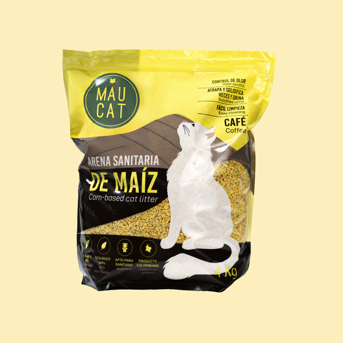 Arena Sanitaria para Gatos 4kg (Café)