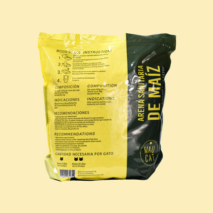 Arena Sanitaria para Gatos 4kg (Limón)