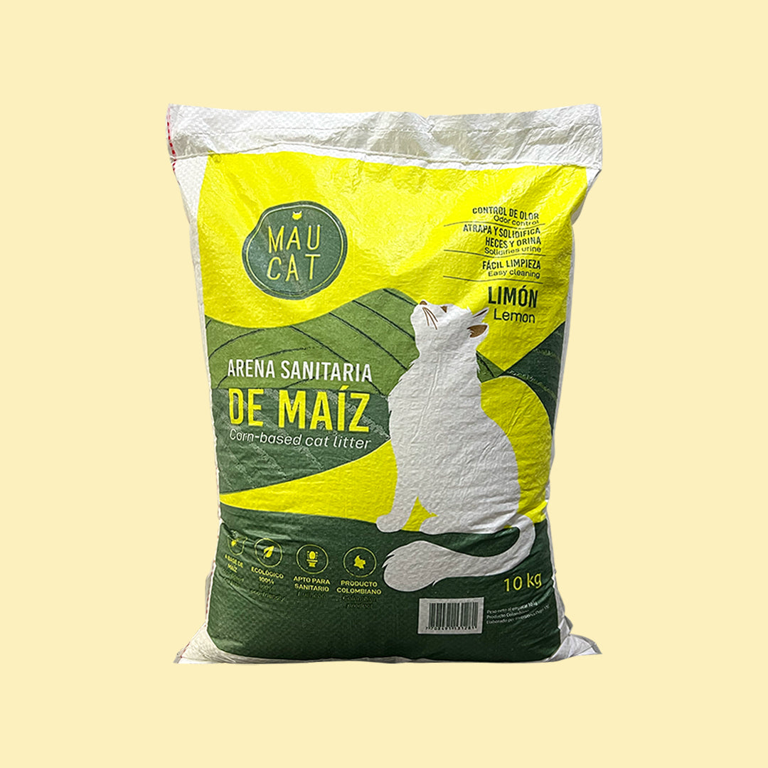 Bulto Arena Sanitaria para Gatos 10kg (Limón)